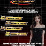 MATAUANGSLOT Link Situs 4D Toto Minimal Bettingan 100 Perak